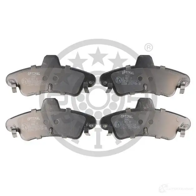 Тормозные колодки дисковые, комплект OPTIMAL 1424546442 215 86 BP-09940 23410 - Изображение 1
