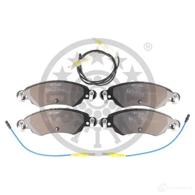 Тормозные колодки дисковые, комплект OPTIMAL 1424925636 23 276 BP-82904 5FABO изображение 0
