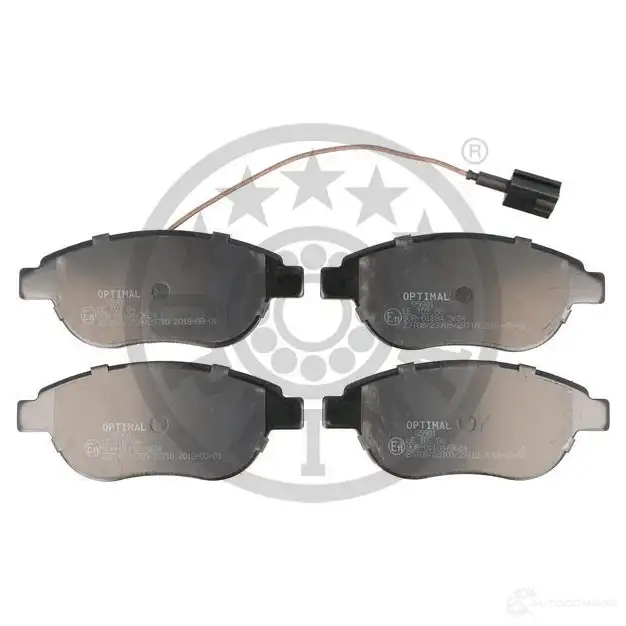 Тормозные колодки дисковые, комплект OPTIMAL 1424925650 BP-85901 237 09 23710 изображение 0