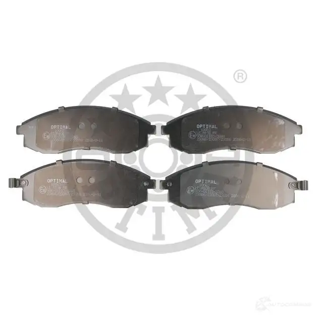 Тормозные колодки дисковые, комплект OPTIMAL BP-10083 1424546487 230 86 3BP37JX - Изображение 1