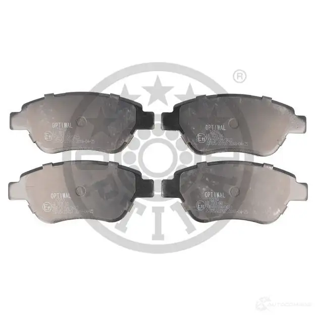 Тормозные колодки дисковые, комплект OPTIMAL BP-12210 A96K8 2 3705 1424546775 изображение 0