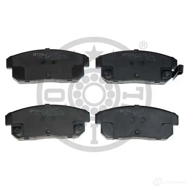 Тормозные колодки дисковые, комплект OPTIMAL BP-12492 PMCRF1N 1424925358 240 39 изображение 0
