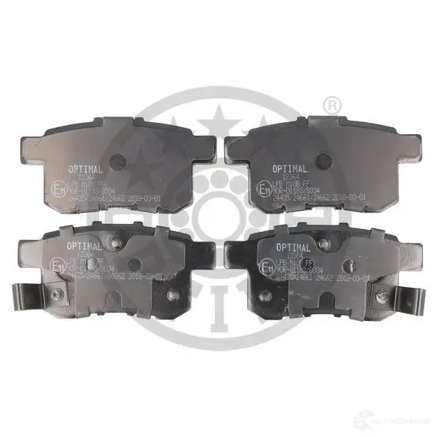 Тормозные колодки дисковые, комплект OPTIMAL BP-12364 2466 1 DS0ZU8V 1424925232 - Изображение 1
