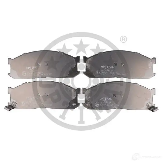 Тормозные колодки дисковые, комплект OPTIMAL 2000 2 BP-09518 1424546260 20191 - Изображение 1