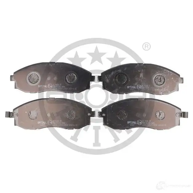 Тормозные колодки дисковые, комплект OPTIMAL BP-10327 1424546589 4058787123845 W1 2PCY - Изображение 1