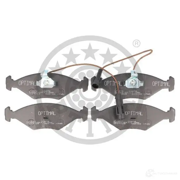 Тормозные колодки дисковые, комплект OPTIMAL 23220 BP-10276 232 18 1424546563 - Изображение 1