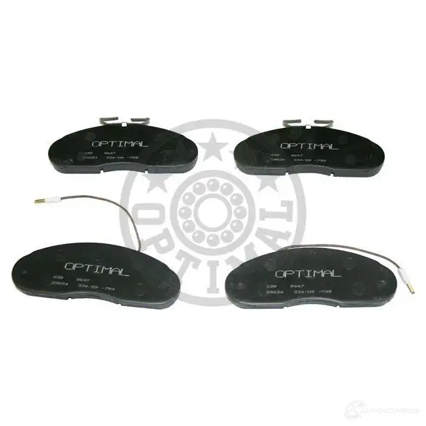 Тормозные колодки дисковые, комплект OPTIMAL 9647 W7ZR GYP 1274327 4031185145008 - Изображение 1