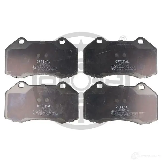 Тормозные колодки дисковые, комплект OPTIMAL C7X5POQ BP-12474 2 4162 1424925340 изображение 0