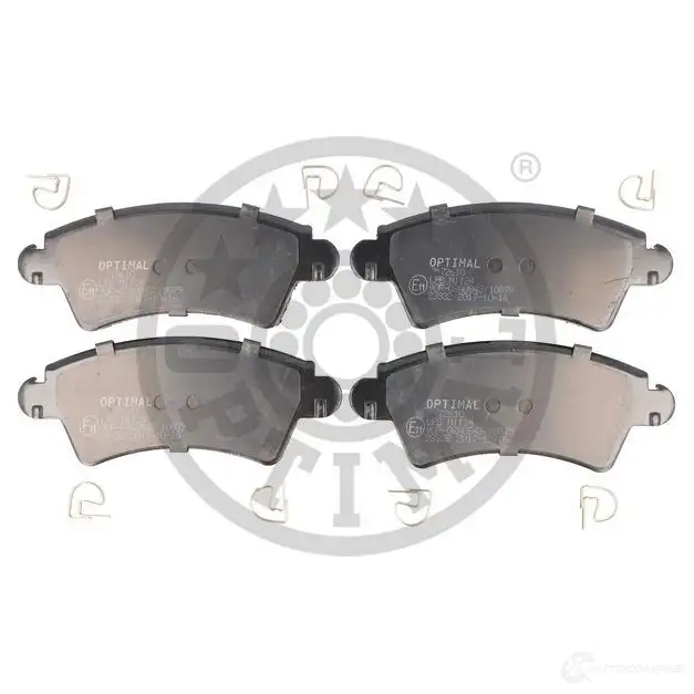 Тормозные колодки дисковые, комплект OPTIMAL BP-72610 2333 2 1424925622 23333 изображение 0