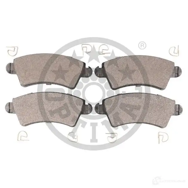 Тормозные колодки дисковые, комплект OPTIMAL BP-72610 2333 2 1424925622 23333 изображение 1