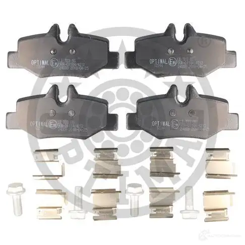 Тормозные колодки дисковые, комплект OPTIMAL 240 08 BP-12244 L8U33G 1424925132 - Изображение 1