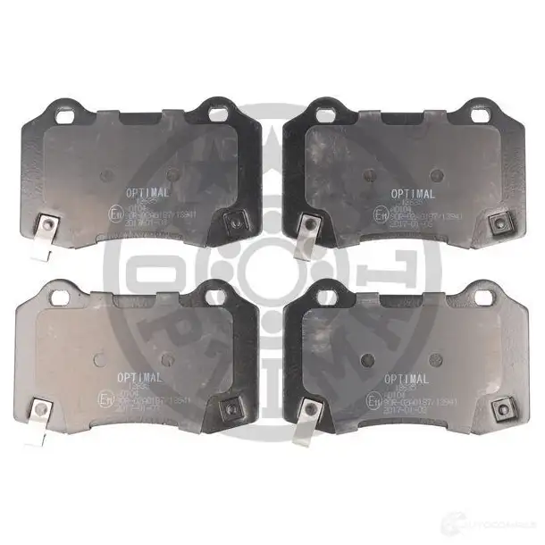 Тормозные колодки дисковые, комплект OPTIMAL GM RMUL 12635 1272324 4058787038842 - Изображение 1