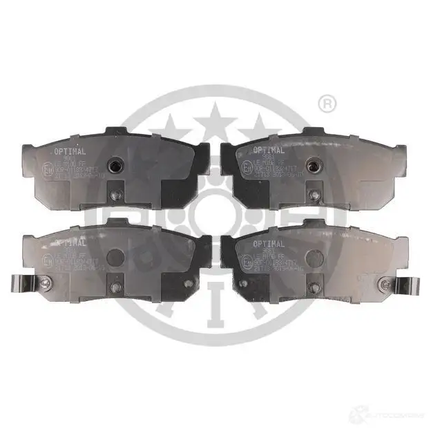 Тормозные колодки дисковые, комплект OPTIMAL 4058787122084 BP-09861 1424546416 YMOOM K изображение 0
