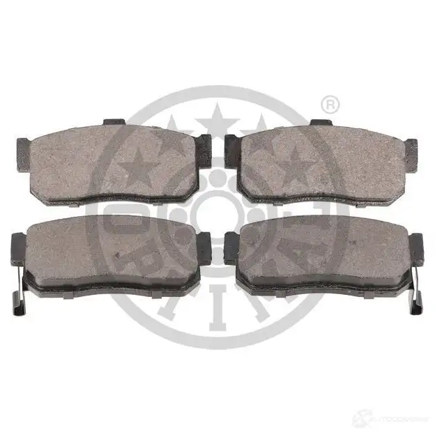 Тормозные колодки дисковые, комплект OPTIMAL 4058787122084 BP-09861 1424546416 YMOOM K изображение 1