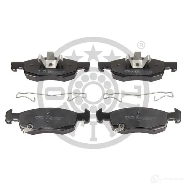 Тормозные колодки дисковые, комплект OPTIMAL 1424925558 22 143 22144 BP-12696 изображение 0
