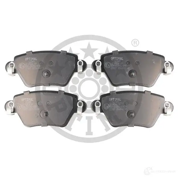 Тормозные колодки дисковые, комплект OPTIMAL 1424925137 BP-12249 C6XVB 235 57 - Изображение 1