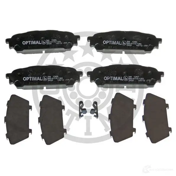 Тормозные колодки дисковые, комплект OPTIMAL BP-12406 1424925273 4LDUPG 24 331 - Изображение 1