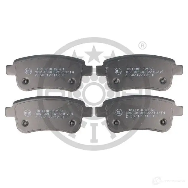 Тормозные колодки дисковые, комплект OPTIMAL BP-12561 2XXY2 2482 0 1424925426 - Изображение 1