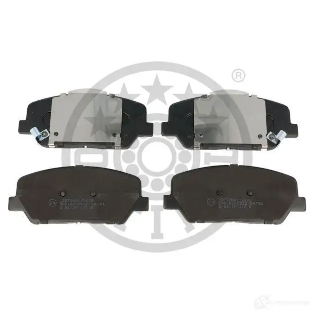 Тормозные колодки дисковые, комплект OPTIMAL 2 4915 1424925492 BP-12628 BHO45 - Изображение 1
