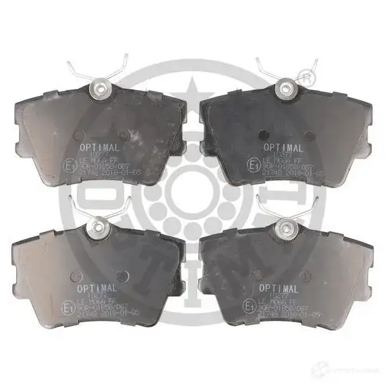 Тормозные колодки дисковые, комплект OPTIMAL 1271624 10277 ZTDV SZ 4031185137348 - Изображение 1