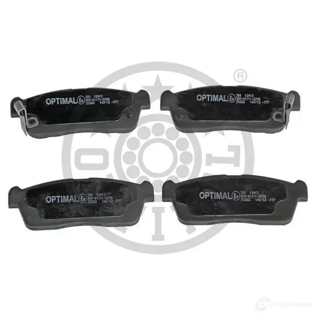 Тормозные колодки дисковые, комплект OPTIMAL C3S9KV2 1424925280 252 62 BP-12413 - Изображение 1