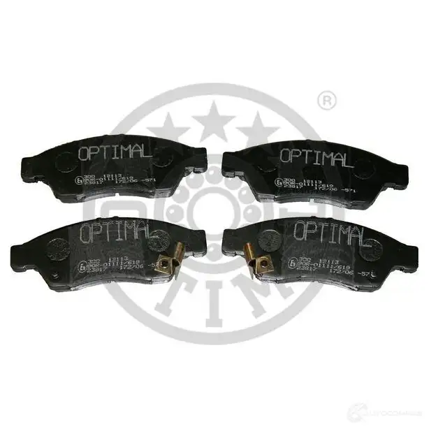Тормозные колодки дисковые, комплект OPTIMAL 23817 12113 23 034 1271828 - Изображение 1