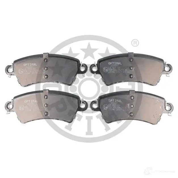 Тормозные колодки дисковые, комплект OPTIMAL 2 PUOM5W 4058787124057 1424546610 BP-10388 - Изображение 1