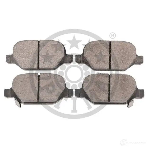 Тормозные колодки дисковые, комплект OPTIMAL BP-12639 1424925503 2 5410 25411 изображение 1