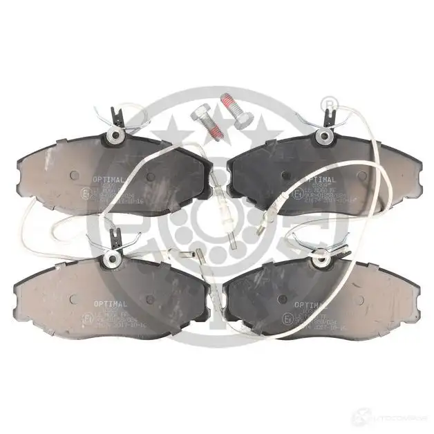 Тормозные колодки дисковые, комплект OPTIMAL 21886 1424546575 BP-10309 216 74 изображение 0