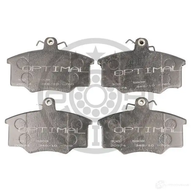 Тормозные колодки дисковые, комплект OPTIMAL 4058787119541 1424545929 BP-05909 Y N3N3 - Изображение 1