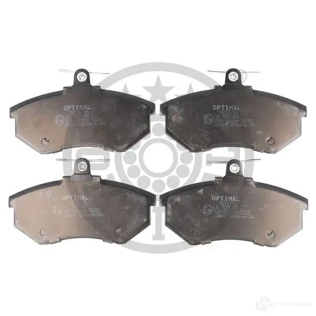 Тормозные колодки дисковые, комплект OPTIMAL 206 69 BP-92711 CHIMRZF 1424925664 - Изображение 1