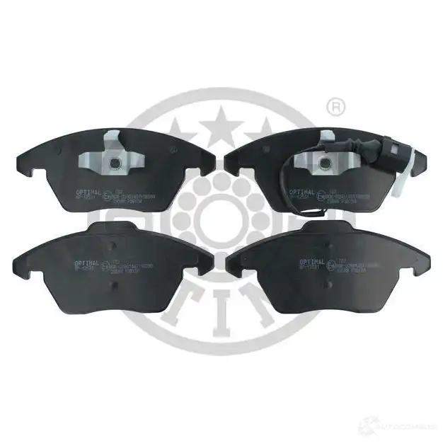 Тормозные колодки дисковые, комплект OPTIMAL BP-12531 1424925396 23 588 1LTQSB - Изображение 1