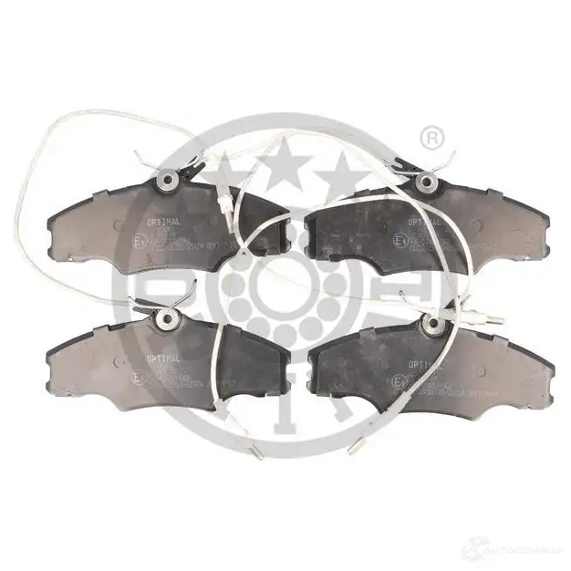 Тормозные колодки дисковые, комплект OPTIMAL BP-10090 1424546490 2172 4 21749 - Изображение 1