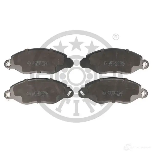 Тормозные колодки дисковые, комплект OPTIMAL 1424925625 BP-77212 234 34 23435 - Изображение 1