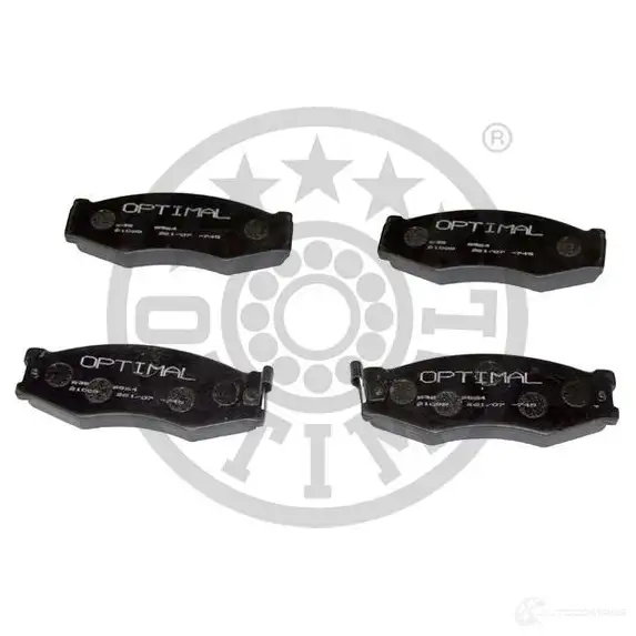 Тормозные колодки дисковые, комплект OPTIMAL 1424546210 BP-09376 2 1119 21130 изображение 0