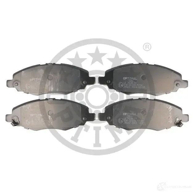 Тормозные колодки дисковые, комплект OPTIMAL 2452 3 NX14BPZ 1424925409 BP-12544 - Изображение 1