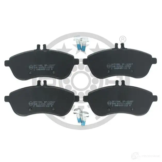 Тормозные колодки дисковые, комплект OPTIMAL N1PF8B S 1272078 12387 4031185329637 - Изображение 1