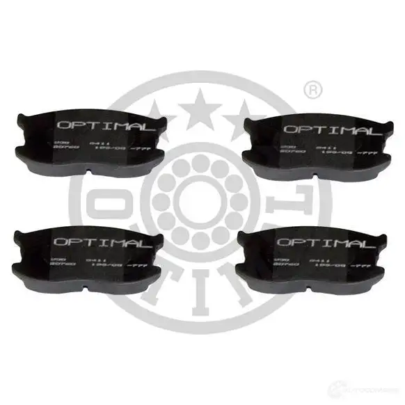 Тормозные колодки дисковые, комплект OPTIMAL ON XC5 4058787120103 1424546218 BP-09411