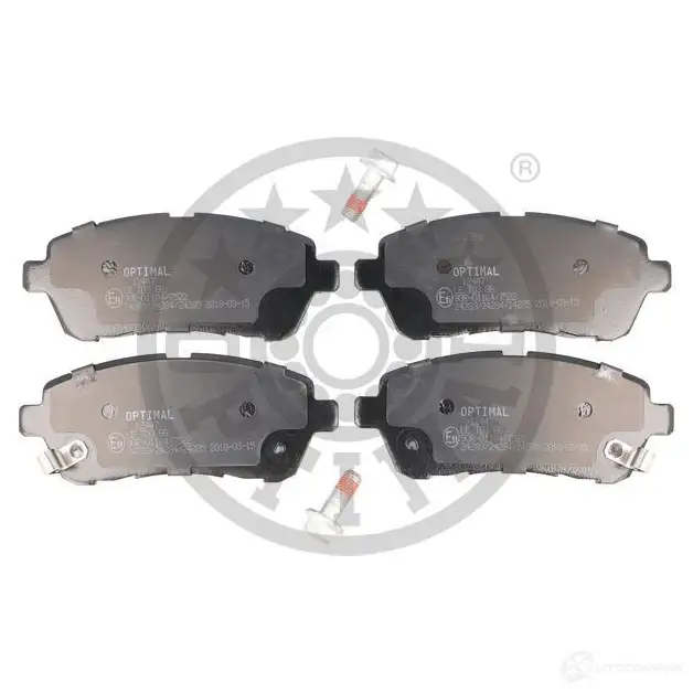 Тормозные колодки дисковые, комплект OPTIMAL 1424925313 BP-12447 DPNJYP 2 4283 - Изображение 1