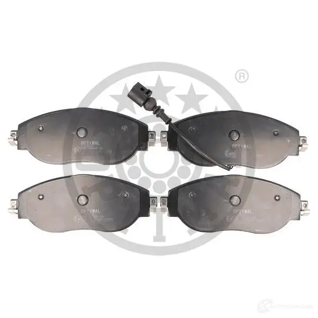 Тормозные колодки дисковые, комплект OPTIMAL 12668 B1S R3 1272356 4058787040838 - Изображение 1