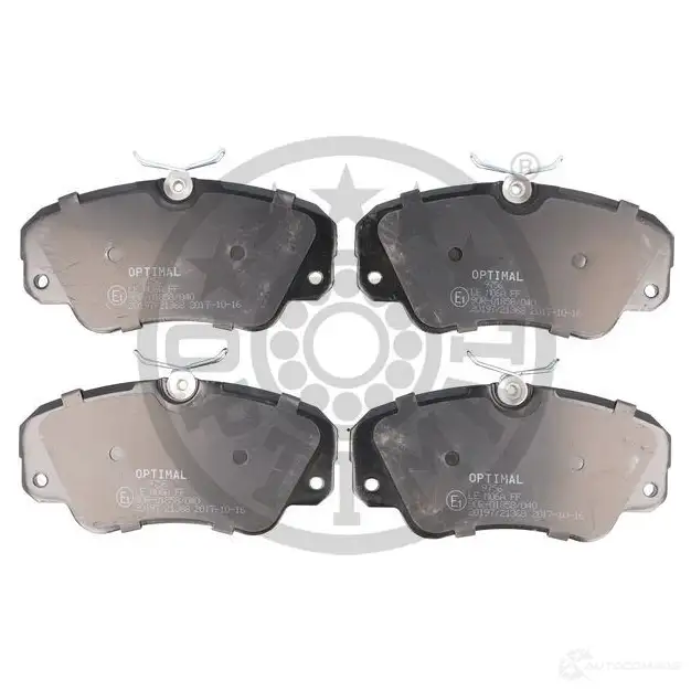 Тормозные колодки дисковые, комплект OPTIMAL A4BX9L BP-09756 1424546358 2 1368 - Изображение 1