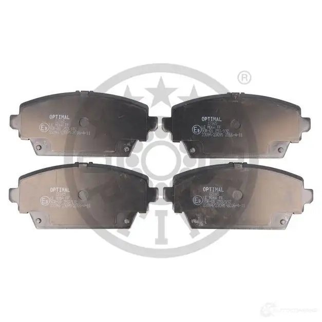 Тормозные колодки дисковые, комплект OPTIMAL 1424546742 BP-12165 23563 2 3094 - Изображение 1