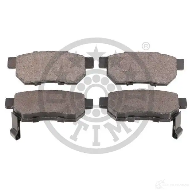 Тормозные колодки дисковые, комплект OPTIMAL BP-09672 4058787121186 9 MO42 1424546326 изображение 1
