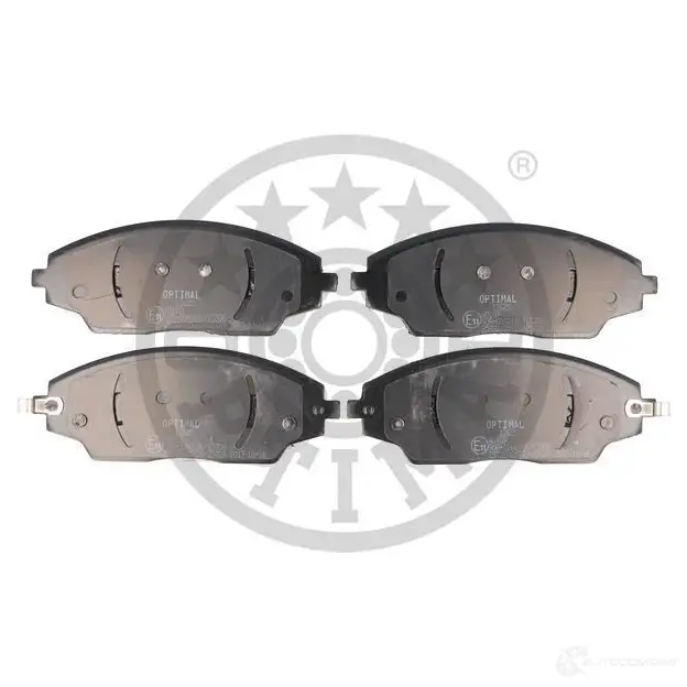 Тормозные колодки дисковые, комплект OPTIMAL 257 22 BP-12625 25723 1424925489 изображение 0