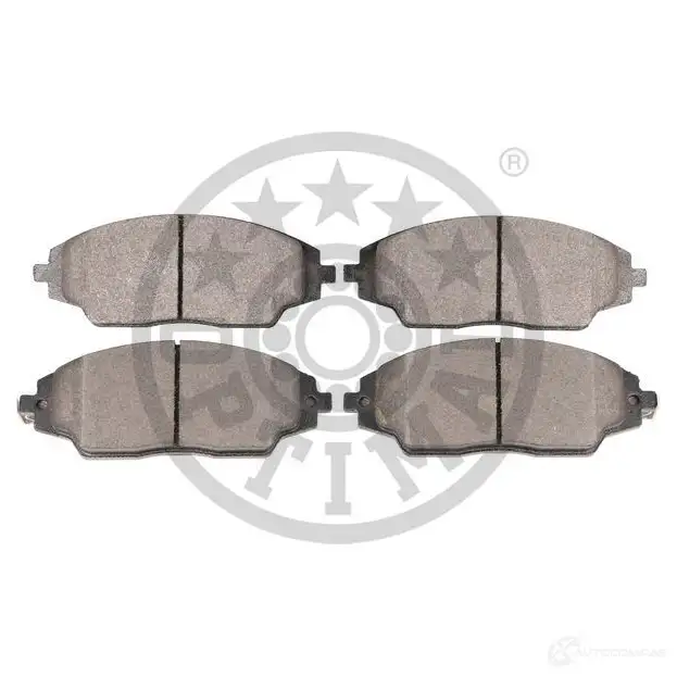 Тормозные колодки дисковые, комплект OPTIMAL 257 22 BP-12625 25723 1424925489 изображение 1