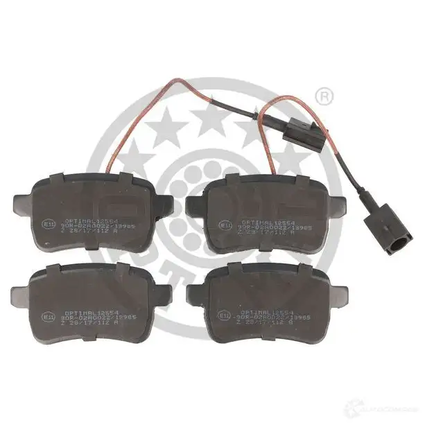 Тормозные колодки дисковые, комплект OPTIMAL 1424925419 FEPE1 25 157 BP-12554 - Изображение 1