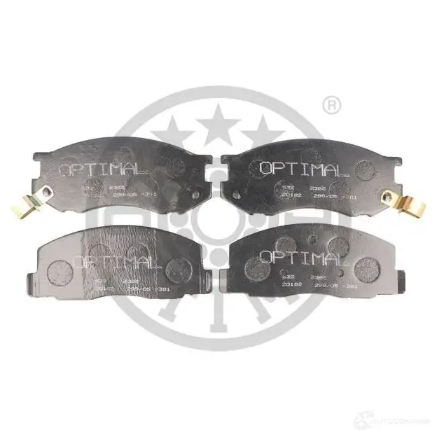 Тормозные колодки дисковые, комплект OPTIMAL BP-09385 1424546211 R OO58O 4058787120035 - Изображение 1