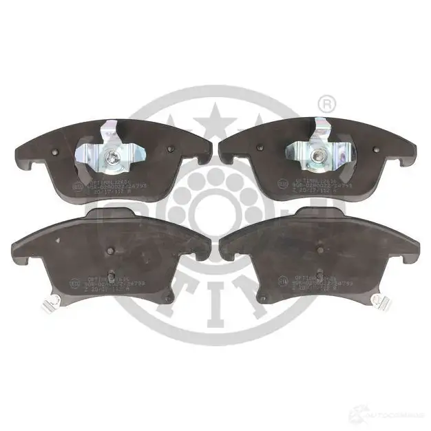 Тормозные колодки дисковые, комплект OPTIMAL 2226 9 1424925500 22270 BP-12636 изображение 0