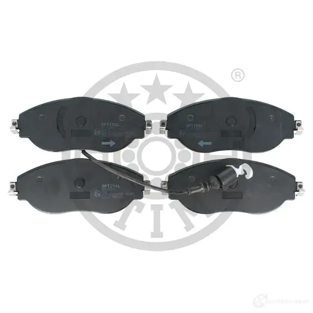 Тормозные колодки дисковые, комплект OPTIMAL MKVI9 W7 BP-12802 1437663320 - Изображение 1