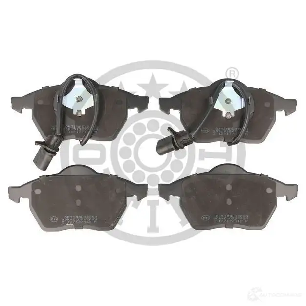 Тормозные колодки дисковые, комплект OPTIMAL BP-12080 1424546676 2 0676 23018 - Изображение 1